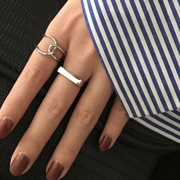 NEW Unisex 925 Sterling Silver Polished Knot Adjustable Ring - Picture 13 of 15